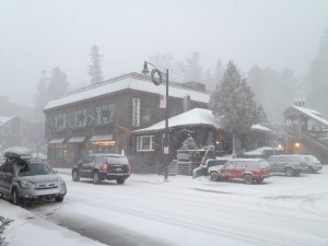 Snow Morning on Main St., Lake Placid