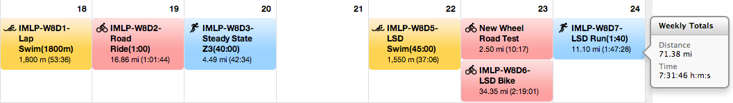 IMLP 2013 Training Week 8