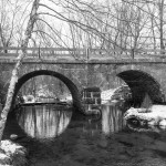 Park, Places, Seasons, Winter, bridge, times of year