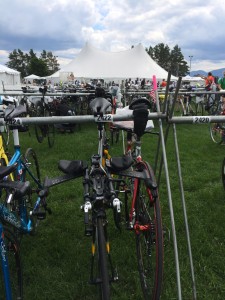 IMLP 2014-Bike racked in transition