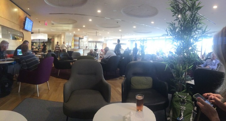 The SAS Lounge - Newark Airport