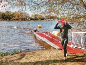 NJ Devilman Half 2015 Swim Exit