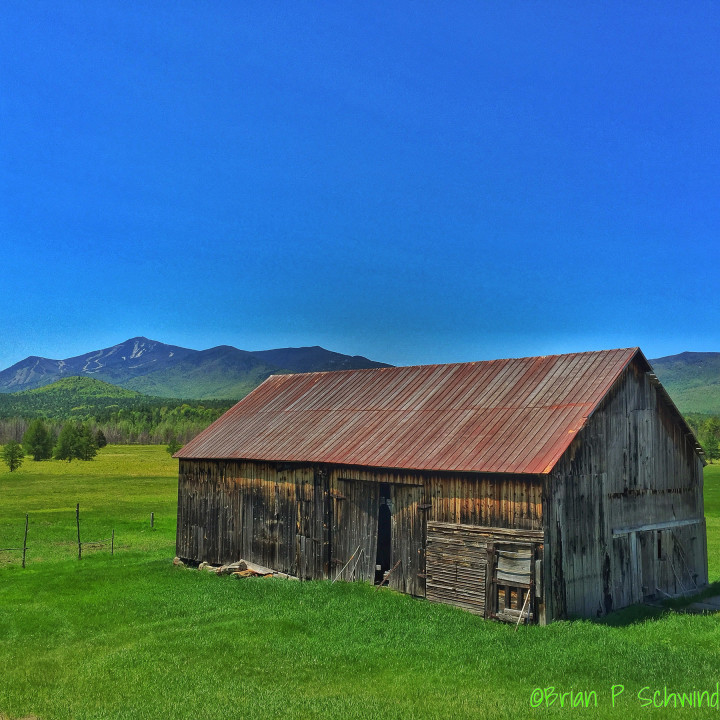 Old Barn between Upper Jay and Wilmington with Whiteface in the background