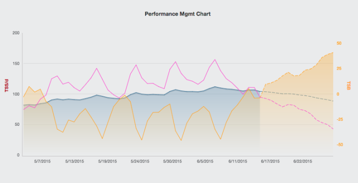 Training Peaks PMC Chart IMCDA Week 24