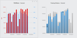 Training Peaks TSS and Volume-IMCdA Week 23