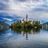 Architecture, Bled, Castle, Europe, Lake, Military Buildings, Places, Rain, Row, Rowing, Slovenia, Travel, city, meteorology, paddle