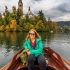 Architecture, Bled, Castle, Europe, Lake, Military Buildings, Places, Rain, Row, Rowing, Slovenia, Travel, city, meteorology, paddle