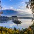 Architecture, Bled, Castle, Europe, Lake, Military Buildings, Places, Rain, Row, Rowing, Slovenia, Travel, city, meteorology, paddle