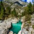 Bovec, Europe, Mountains, Places, Slovenia, Soca, Travel, city, falls, river, torquoise